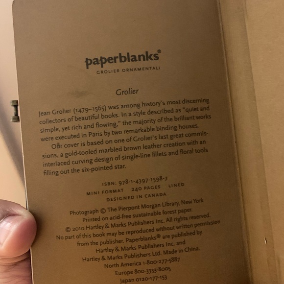 Vintage Style Embossed Journal with Clasp - Picture 13 of 15